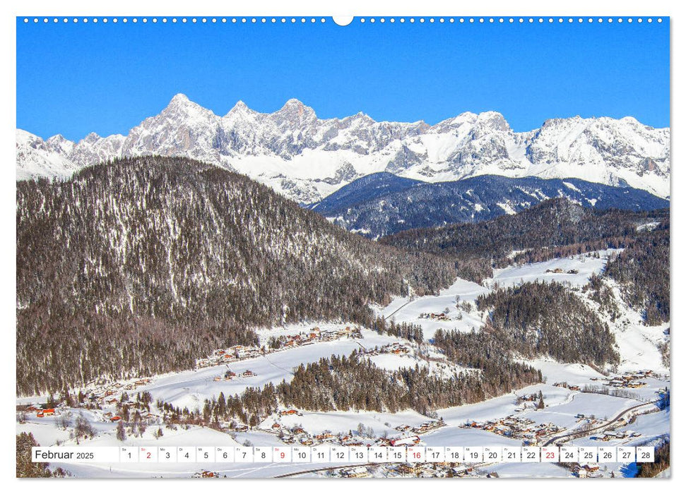 Rund um den Dachstein (CALVENDO Premium Wandkalender 2025)