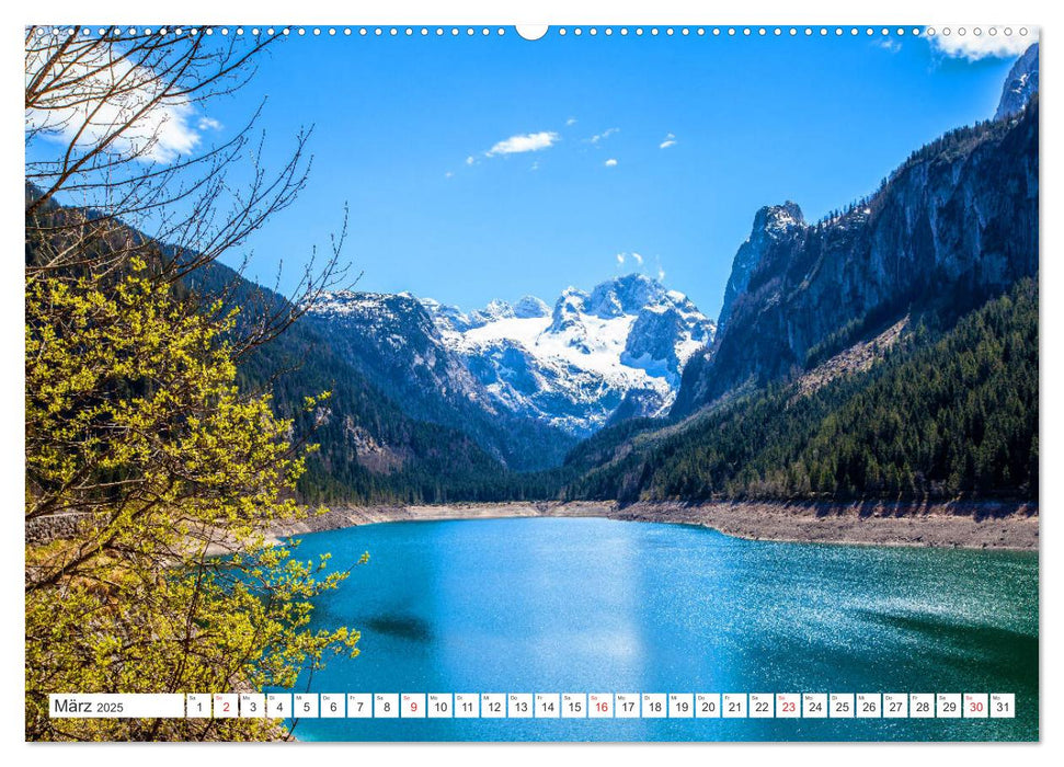 Rund um den Dachstein (CALVENDO Premium Wandkalender 2025)