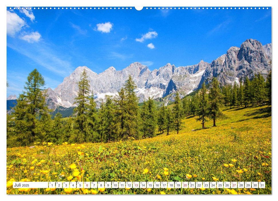 Rund um den Dachstein (CALVENDO Premium Wandkalender 2025)