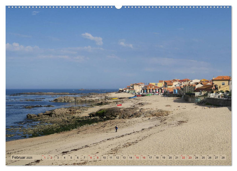 Von Porto nach Santiago de Compostela (CALVENDO Premium Wandkalender 2025)