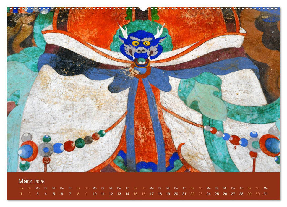 Buddhistische Götter, Götzen und Dämonen (CALVENDO Wandkalender 2025)