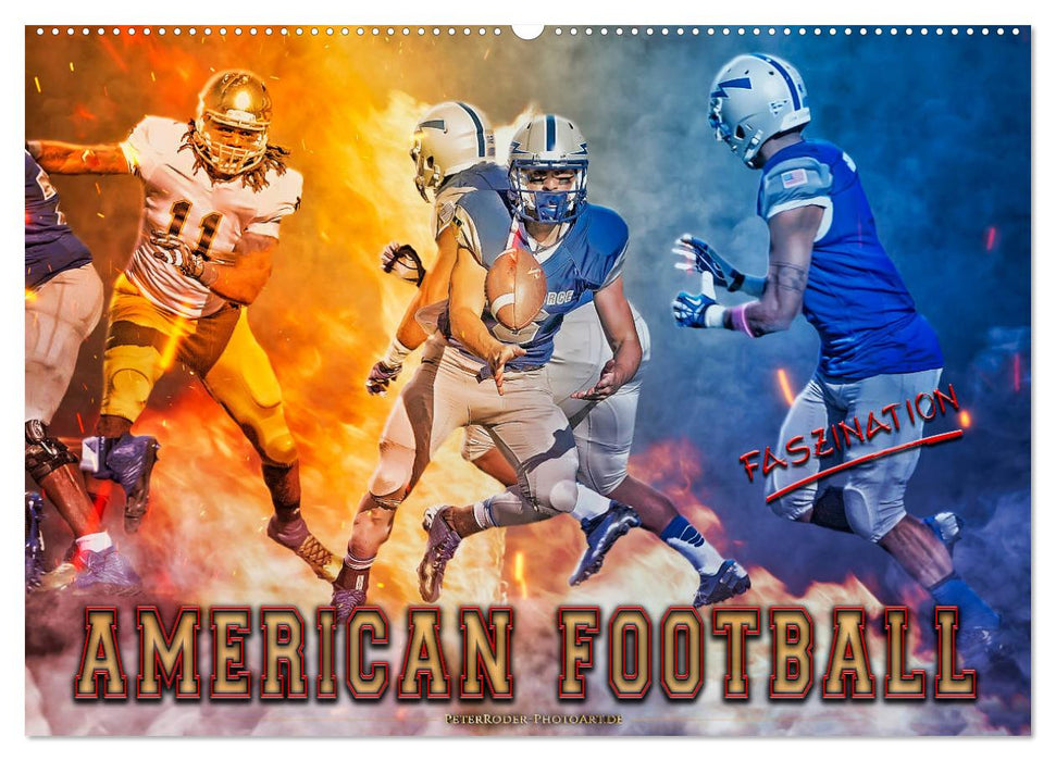 Faszination American Football (CALVENDO Wandkalender 2025)