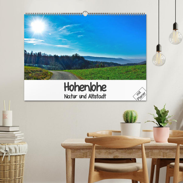 Hohenlohe - Natur und Altstadt (CALVENDO Wandkalender 2025)