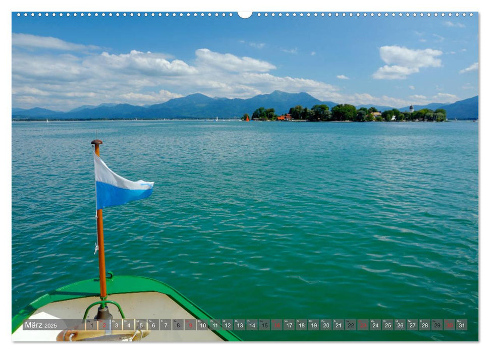 Traumhafter Chiemsee – Impressionen vom Bayerischen Meer (CALVENDO Premium Wandkalender 2025)