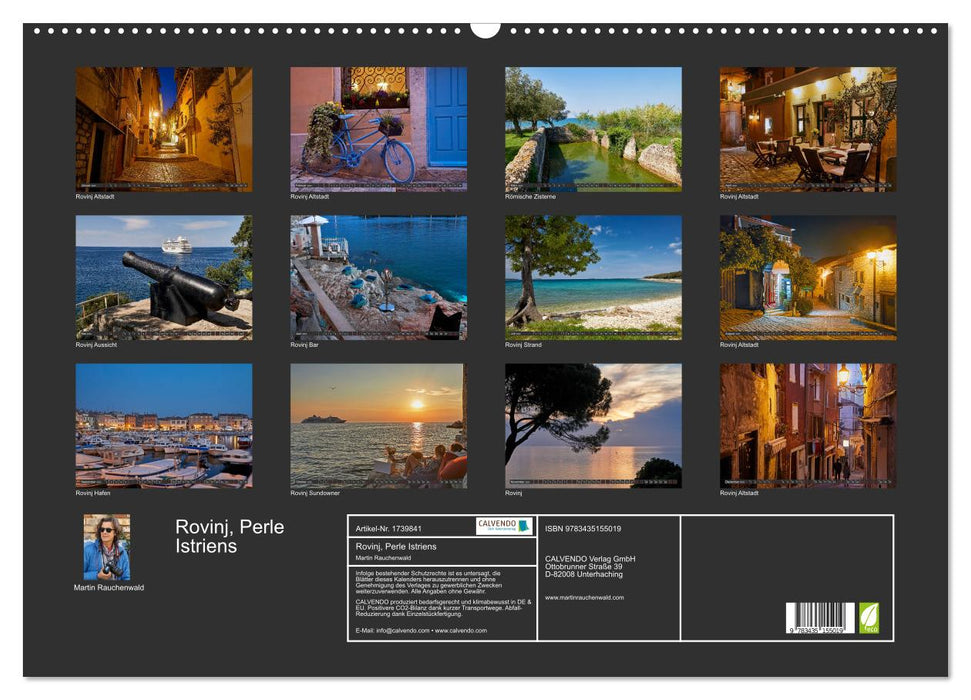 Rovinj, Perle Istriens (CALVENDO Wandkalender 2025)