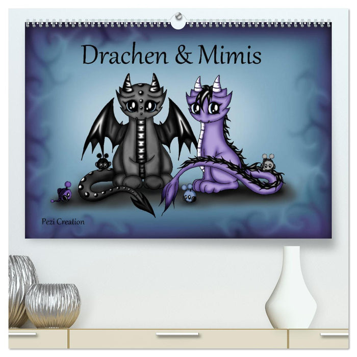 Drachen & Mimis (CALVENDO Premium Wandkalender 2025)