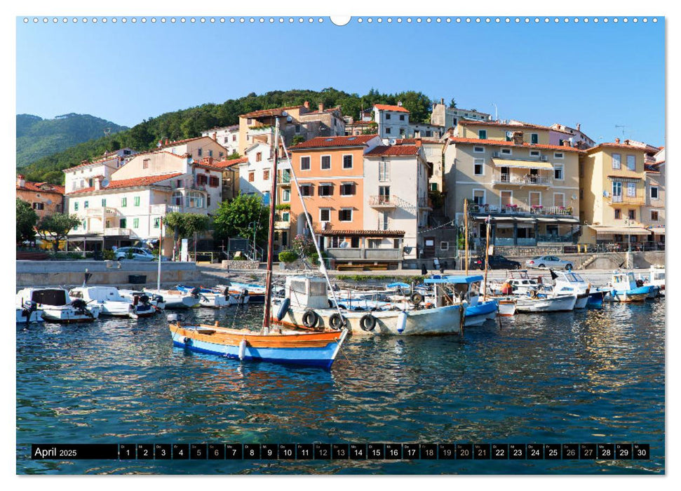 Moscenicka Draga 2025 - Urlaubsparadies an der Kvarner Bucht (CALVENDO Premium Wandkalender 2025)