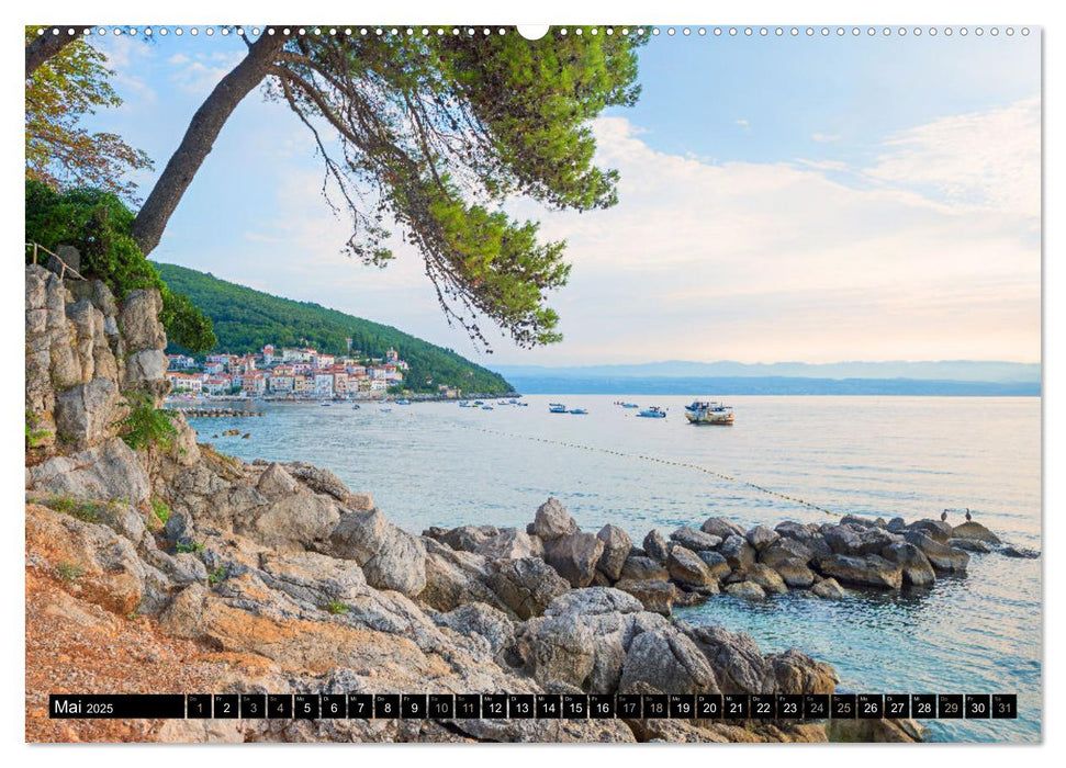 Moscenicka Draga 2025 - Urlaubsparadies an der Kvarner Bucht (CALVENDO Premium Wandkalender 2025)