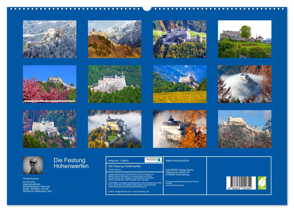 Die Festung Hohenwerfen (CALVENDO Premium Wandkalender 2025)