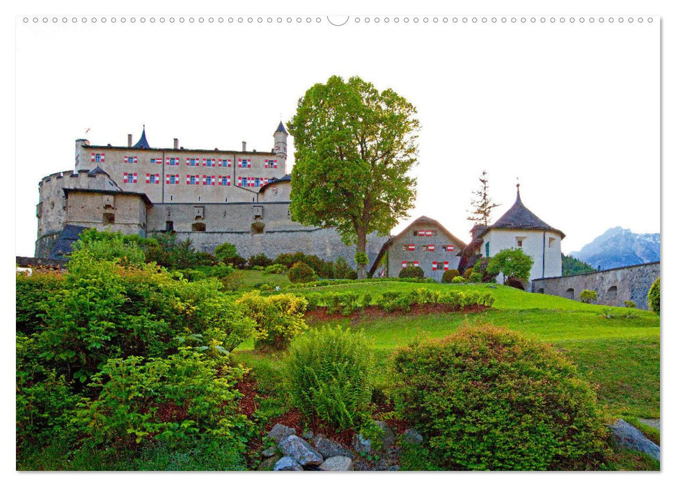 Die Festung Hohenwerfen (CALVENDO Premium Wandkalender 2025)