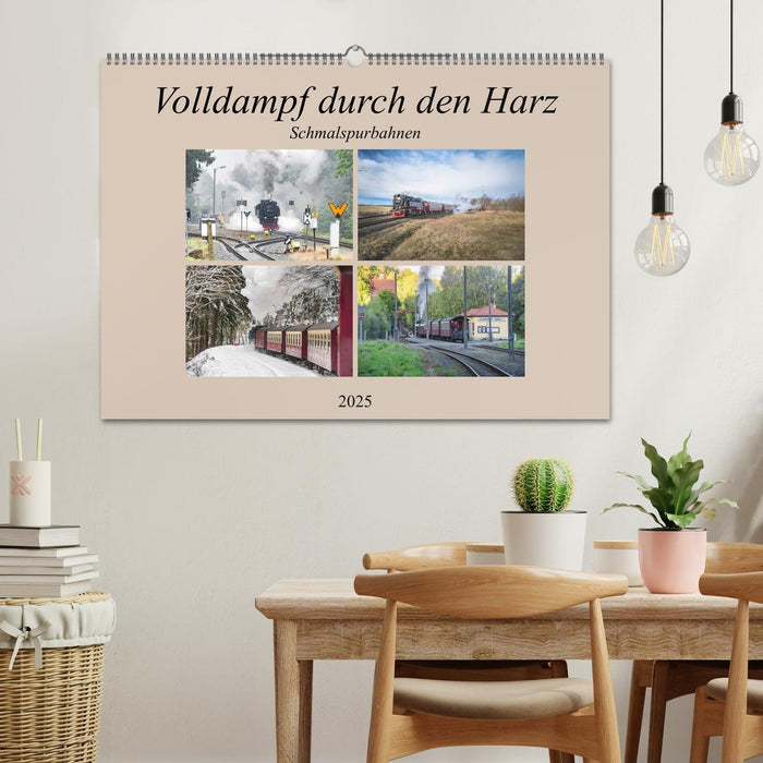 Volldampf durch den Harz (CALVENDO Wandkalender 2025)