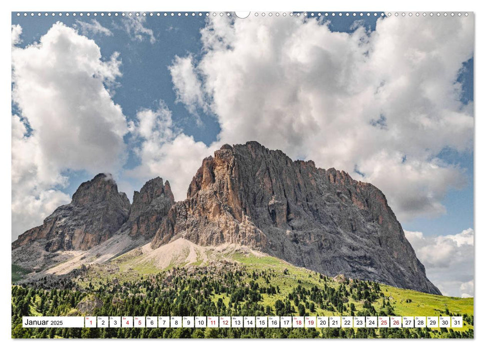 Tiroler Alpenglühen (CALVENDO Premium Wandkalender 2025)