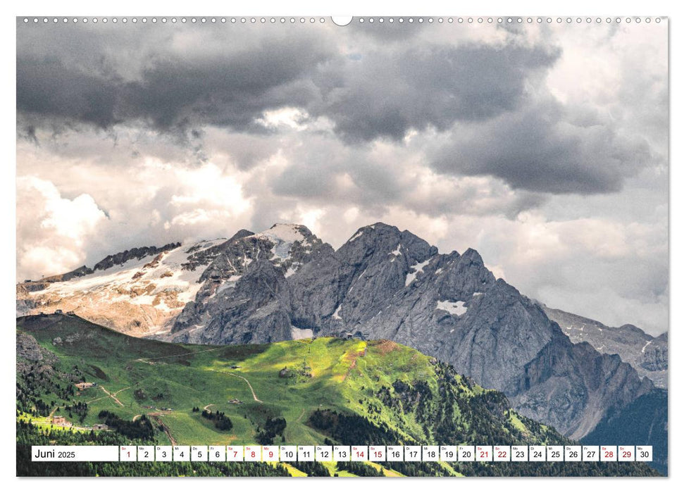 Tiroler Alpenglühen (CALVENDO Premium Wandkalender 2025)