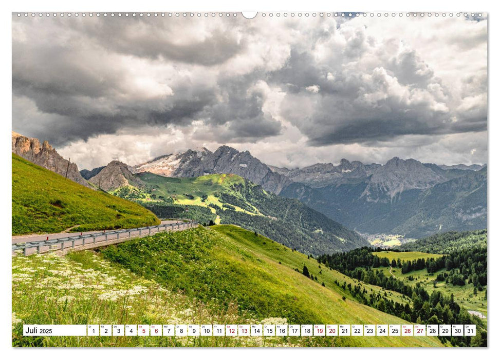 Tiroler Alpenglühen (CALVENDO Premium Wandkalender 2025)