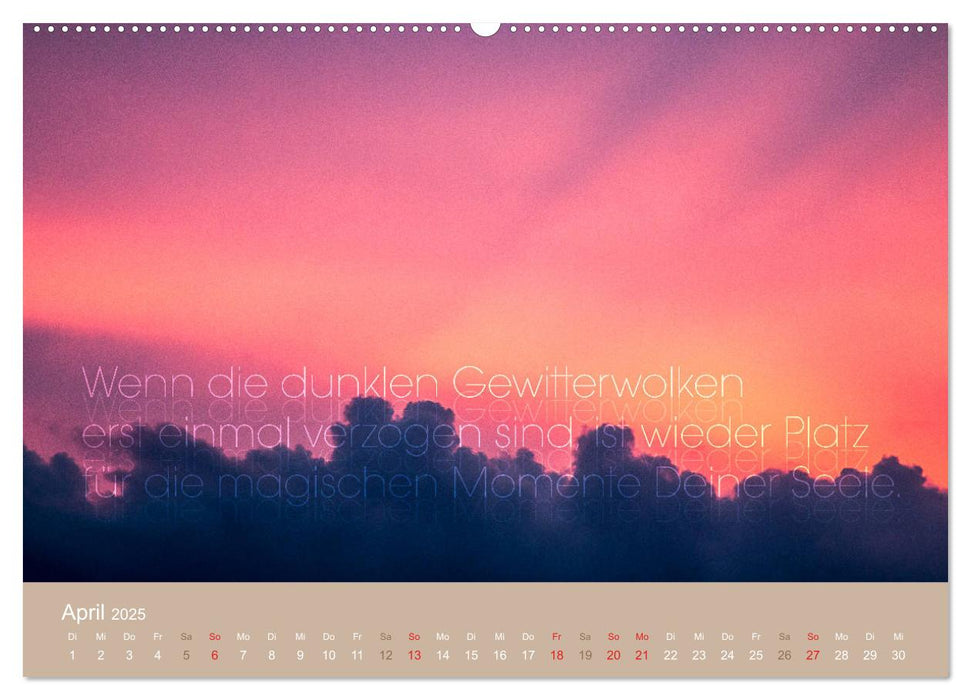 Magische Augenblicke der Inspiration (CALVENDO Premium Wandkalender 2025)