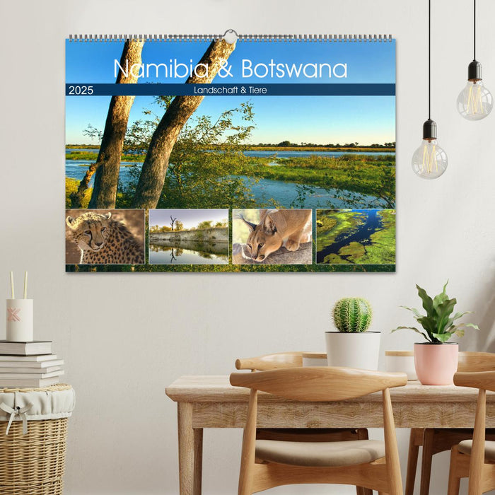 Namibia & Botswana (CALVENDO Wandkalender 2025)