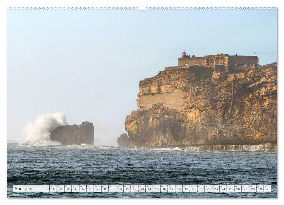 WASSERBERGE - Die Riesenwellen von Nazaré (CALVENDO Premium Wandkalender 2025)