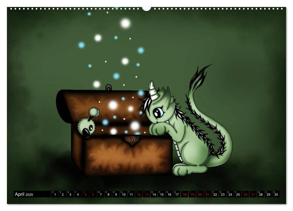 Drachen & Mimis (CALVENDO Wandkalender 2025)