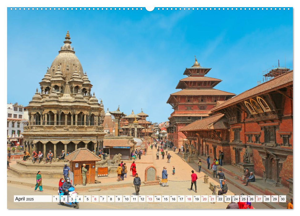 Nepal Eine Reise durch ein faszinierendes Land (CALVENDO Premium Wandkalender 2025)