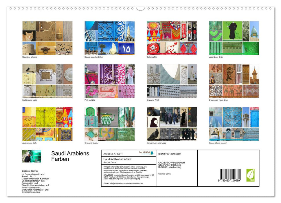 Saudi Arabiens Farben (CALVENDO Premium Wandkalender 2025)