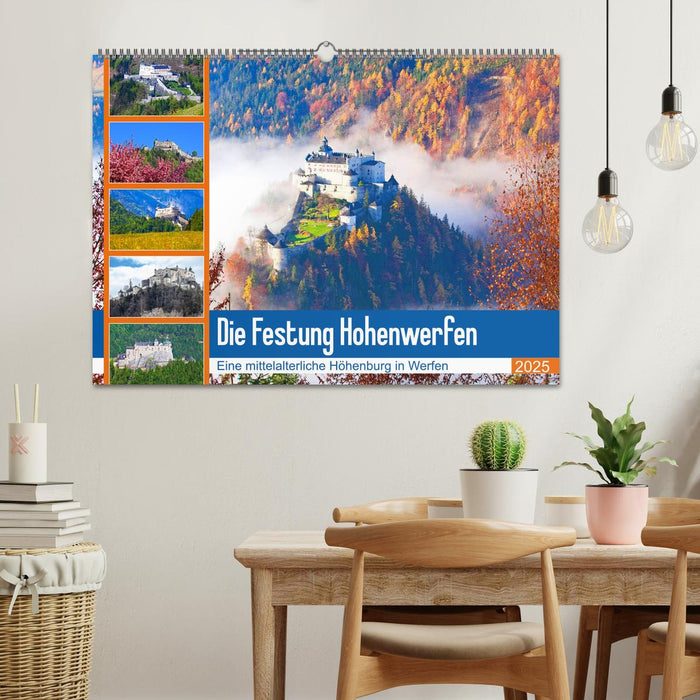 Die Festung Hohenwerfen (CALVENDO Wandkalender 2025)