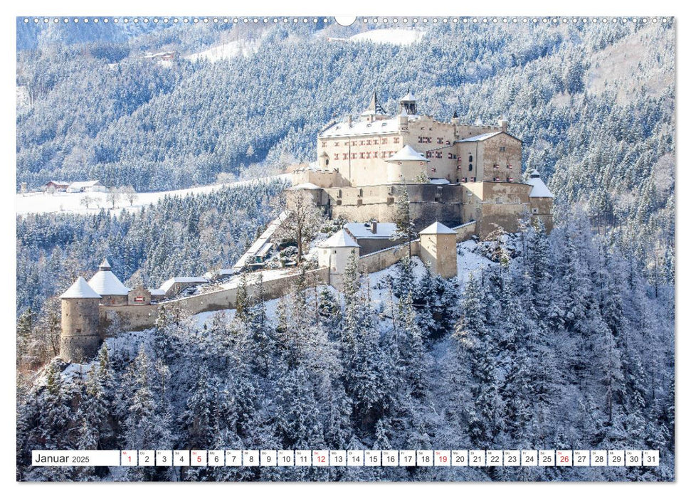 Die Festung Hohenwerfen (CALVENDO Wandkalender 2025)