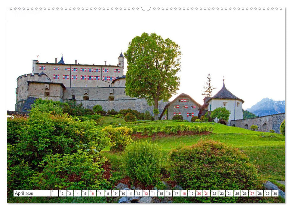 Die Festung Hohenwerfen (CALVENDO Wandkalender 2025)