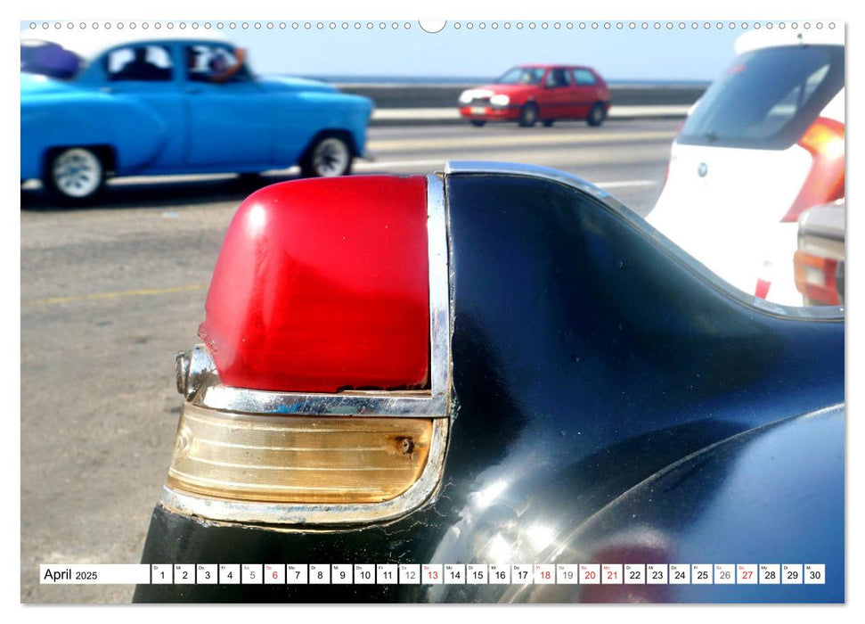 American Taillights - Rücklichter amerikanischer Oldtimer (CALVENDO Wandkalender 2025)