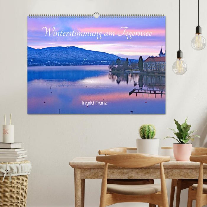 Winterstimmung am Tegernsee (CALVENDO Wandkalender 2025)