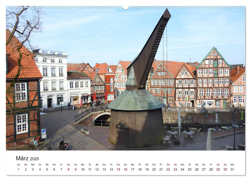 Im Herzen von Stade (CALVENDO Premium Wandkalender 2025)