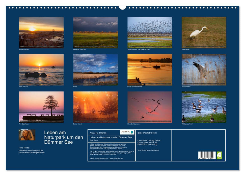 Leben am Naturpark um den Dümmer See (CALVENDO Wandkalender 2025)