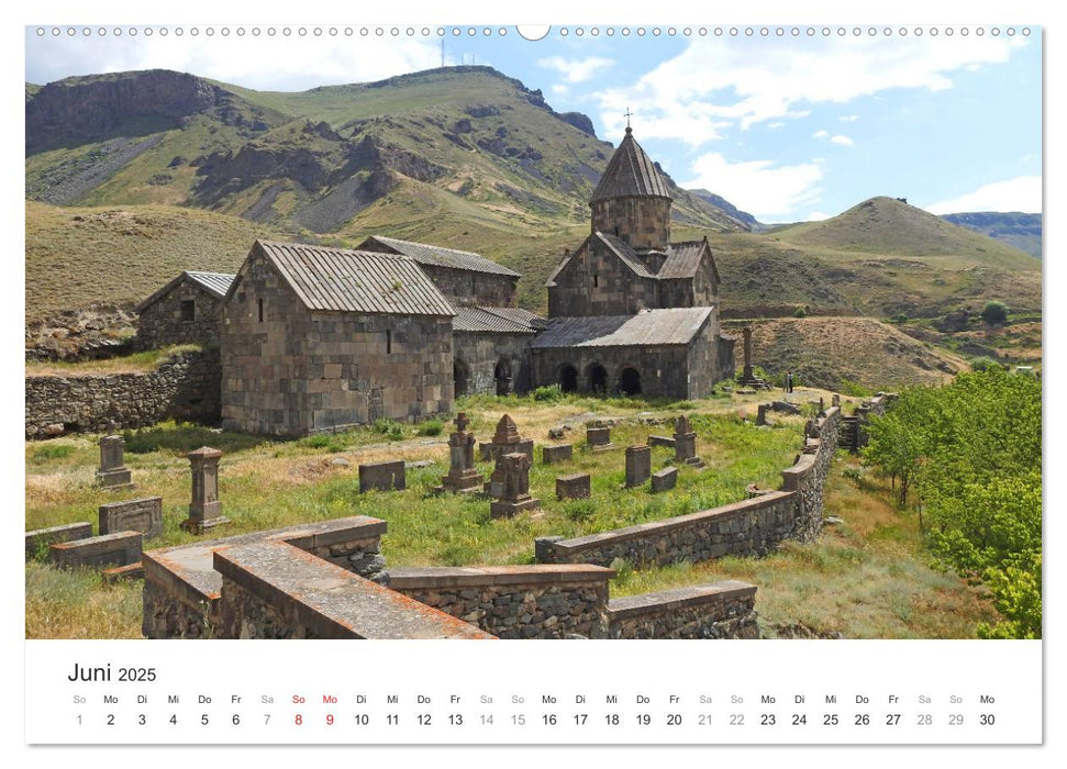 Armenien KULT.L - Kultur - Klöster - Landschaften - Seidenstraße (CALVENDO Wandkalender 2025)