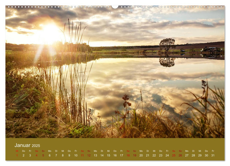 Sommerlichter - Stimmungsvolle Landschaftsbilder (CALVENDO Premium Wandkalender 2025)