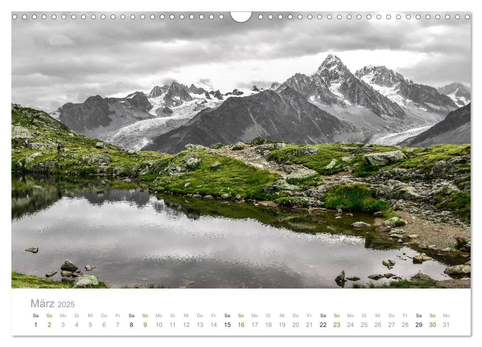 Berge - Die Schönheit der Alpen (CALVENDO Wandkalender 2025)