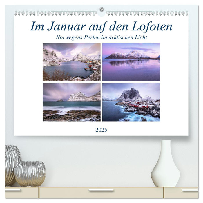 Im Januar auf den Lofoten (CALVENDO Premium Wandkalender 2025)