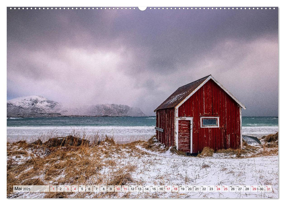 Im Januar auf den Lofoten (CALVENDO Premium Wandkalender 2025)