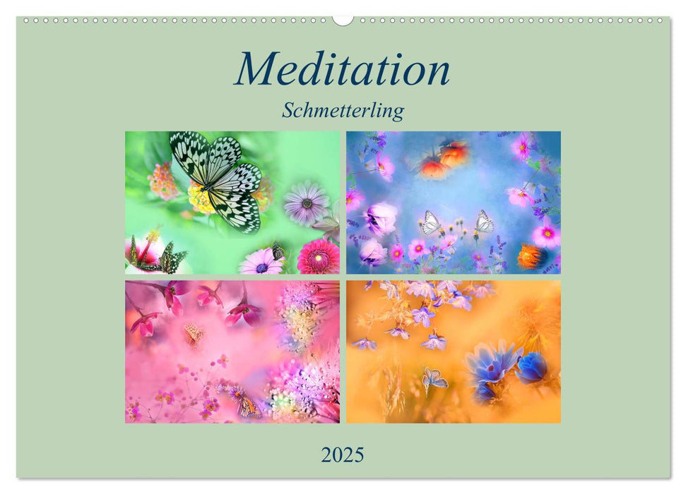 Meditation-Schmetterling (CALVENDO Wandkalender 2025)