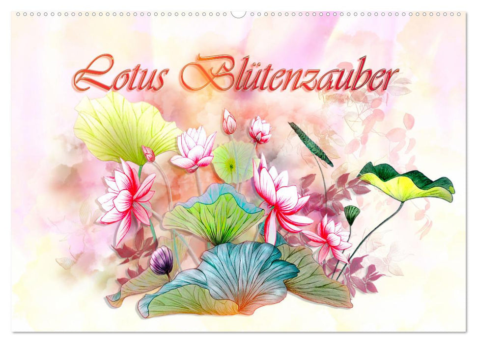 Lotus Blütenzauber (CALVENDO Wandkalender 2025)