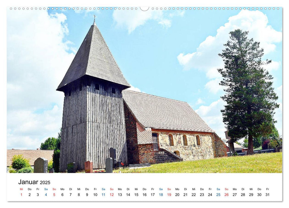 GRENZLAND - Entdeckungen am Elberadweg (CALVENDO Wandkalender 2025)