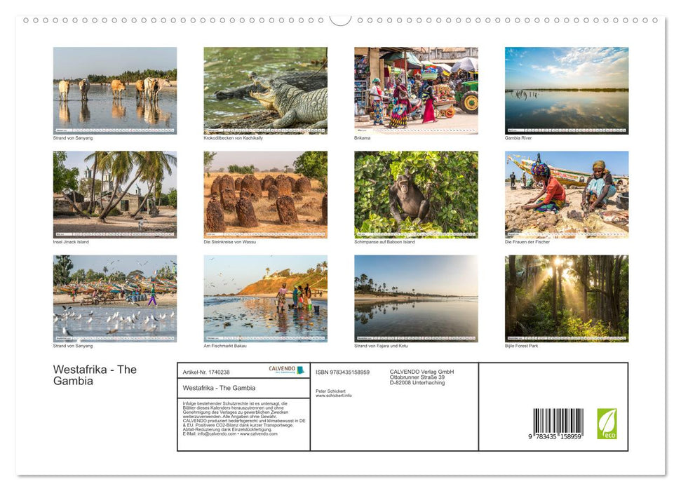 Westafrika - The Gambia (CALVENDO Premium Wandkalender 2025)