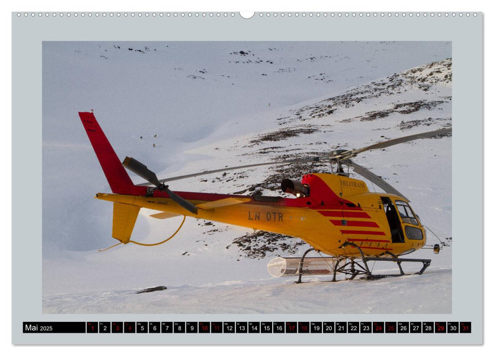 Heliskiing (CALVENDO Premium Wandkalender 2025)