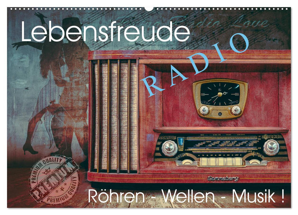 Lebensfreude Radio (CALVENDO Wandkalender 2025)