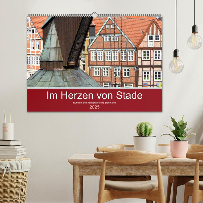 Im Herzen von Stade (CALVENDO Wandkalender 2025)