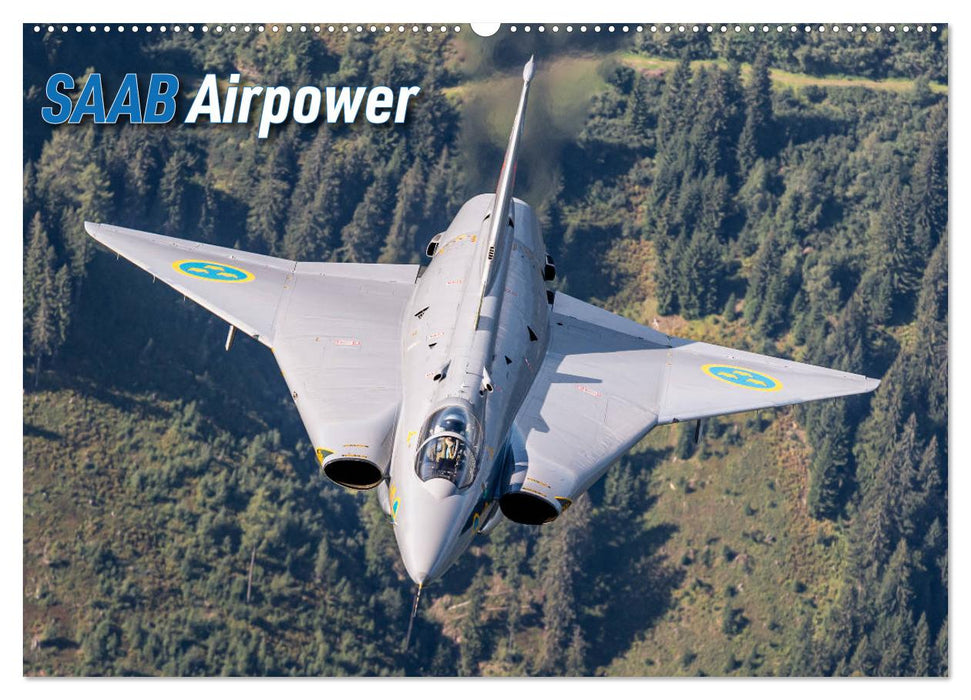 Saab Airpower (CALVENDO Wandkalender 2025)