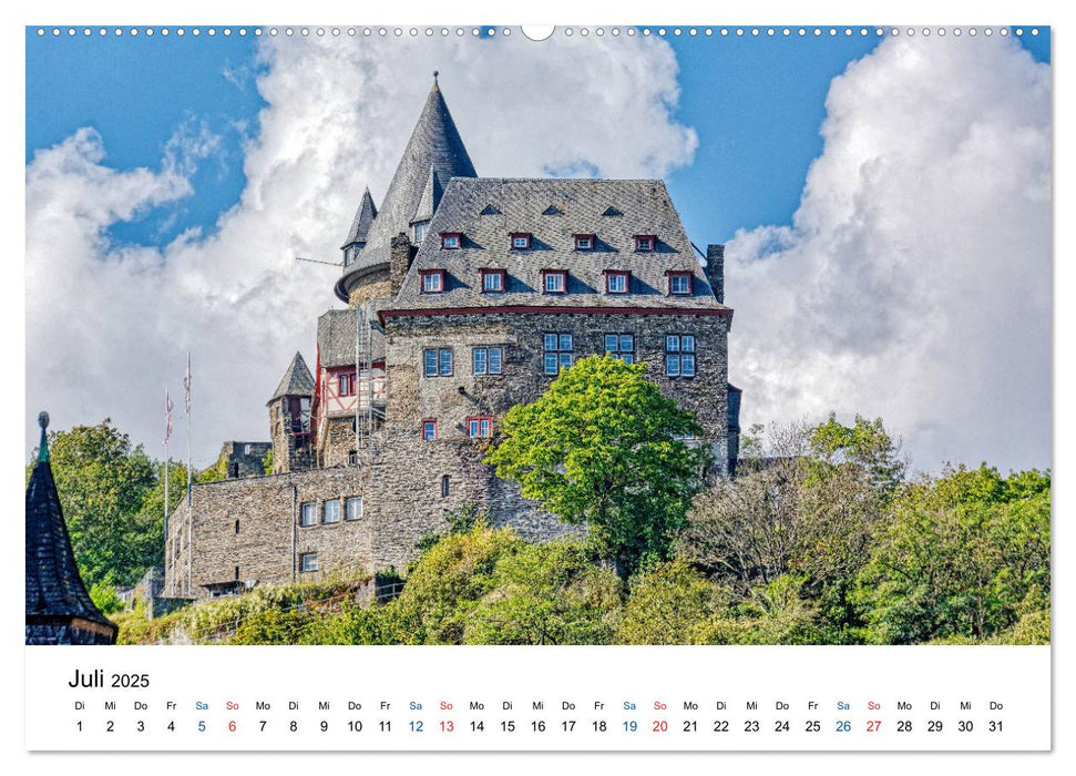 Bacharach - Fachwerkromantik am Rhein (CALVENDO Premium Wandkalender 2025)