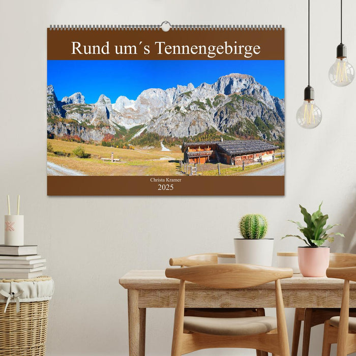 Rund um´s Tennengebirge (CALVENDO Wandkalender 2025)