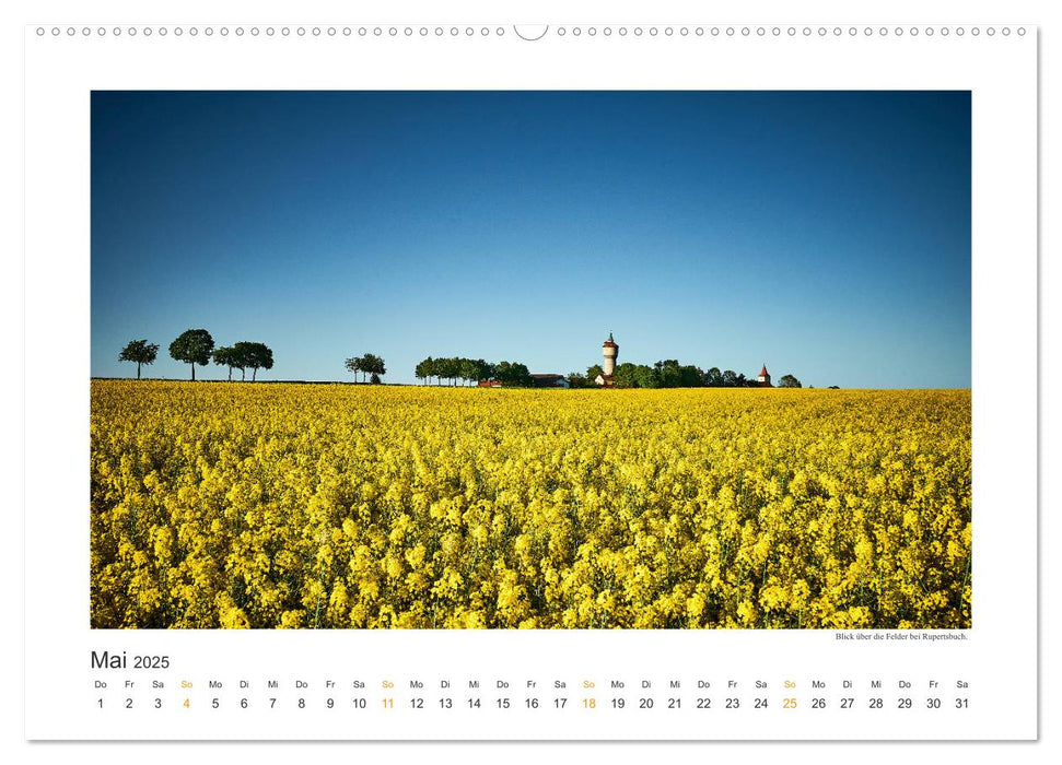 Landschaften des Altmühltals (CALVENDO Wandkalender 2025)