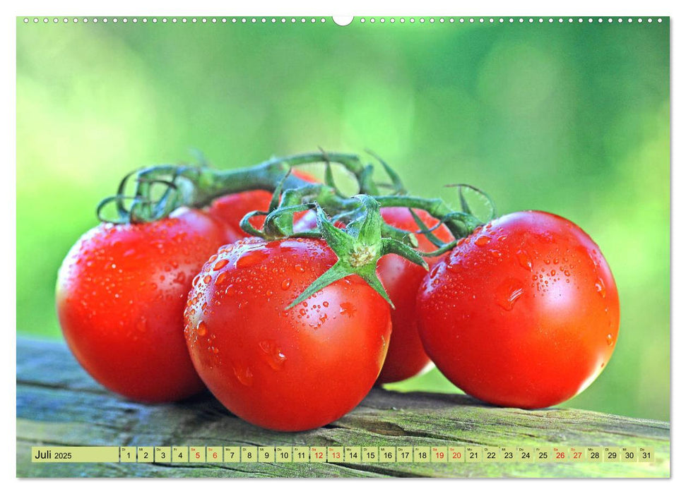 Vitaminreiches aus dem Garten (CALVENDO Premium Wandkalender 2025)