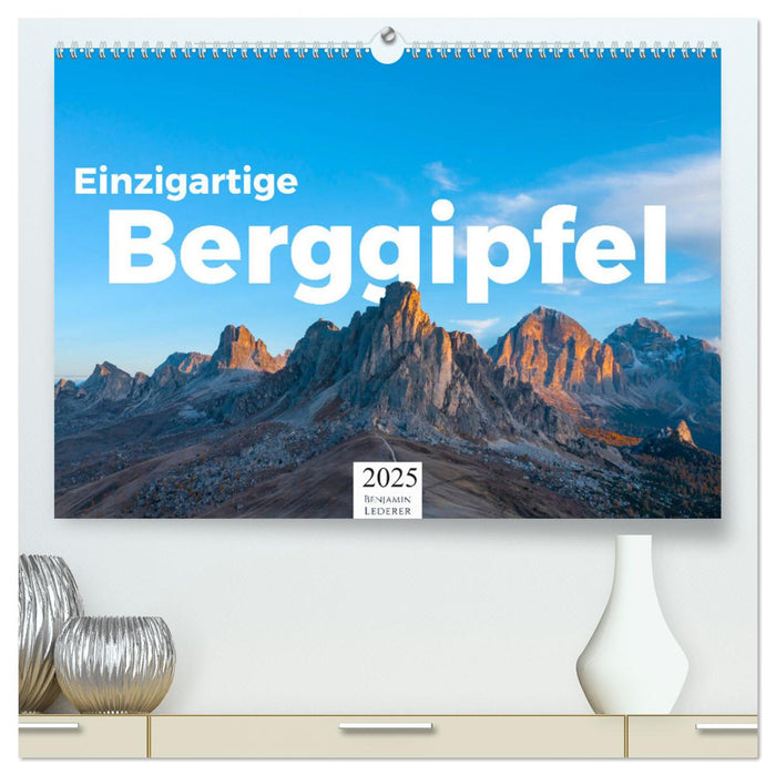 Einzigartige Berggipfel (CALVENDO Premium Wandkalender 2025)