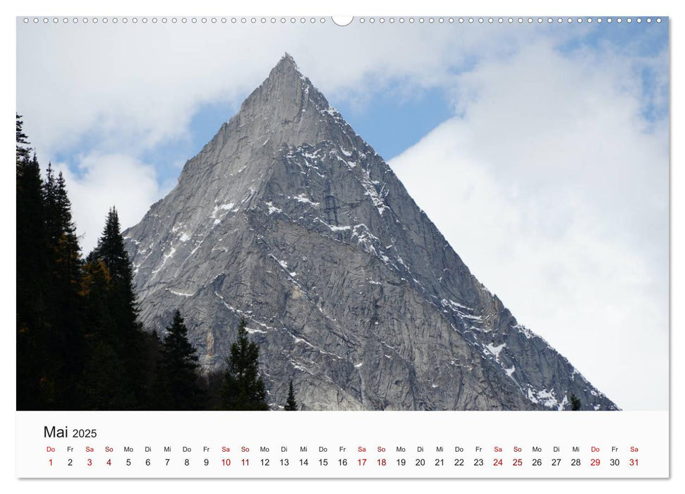 Einzigartige Berggipfel (CALVENDO Premium Wandkalender 2025)